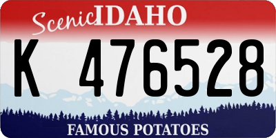 ID license plate K476528