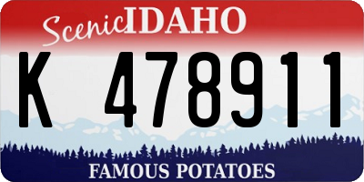 ID license plate K478911