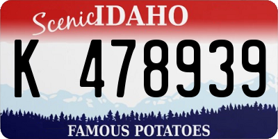 ID license plate K478939