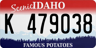 ID license plate K479038