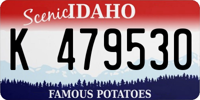 ID license plate K479530