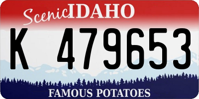 ID license plate K479653