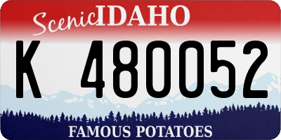 ID license plate K480052