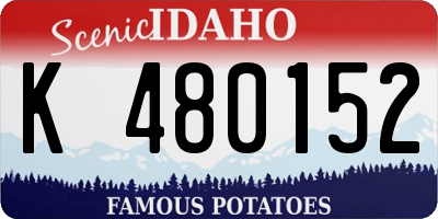 ID license plate K480152