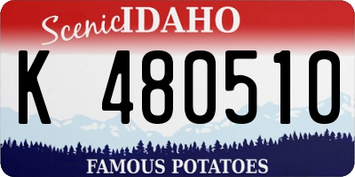 ID license plate K480510