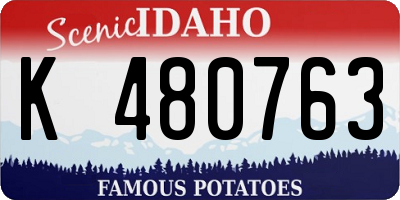 ID license plate K480763