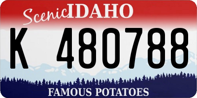 ID license plate K480788