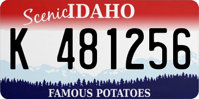 ID license plate K481256