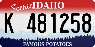 ID license plate K481258