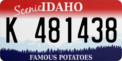 ID license plate K481438