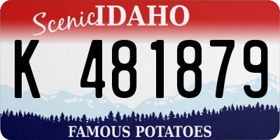 ID license plate K481879