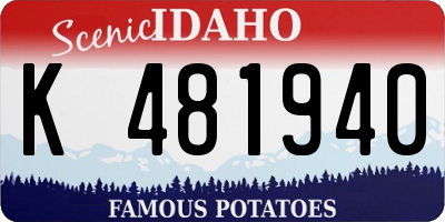 ID license plate K481940