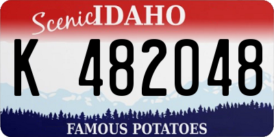 ID license plate K482048