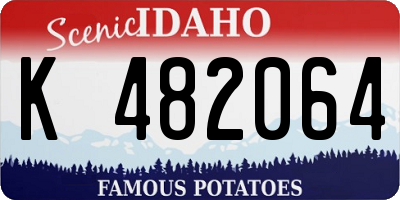 ID license plate K482064