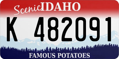 ID license plate K482091