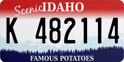 ID license plate K482114