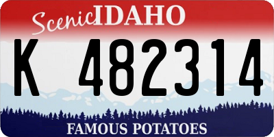 ID license plate K482314