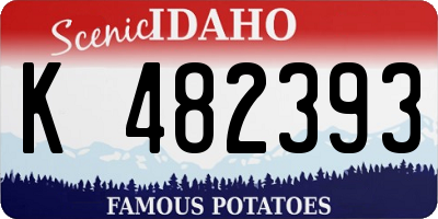 ID license plate K482393