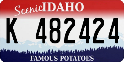 ID license plate K482424