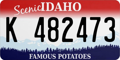 ID license plate K482473