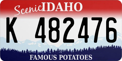ID license plate K482476