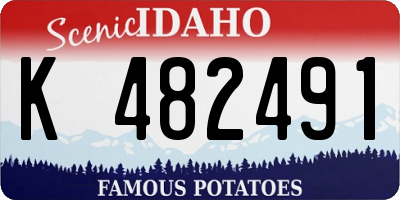ID license plate K482491