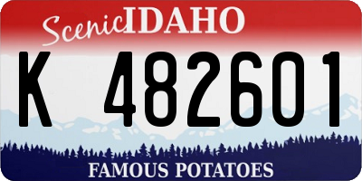 ID license plate K482601