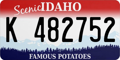 ID license plate K482752