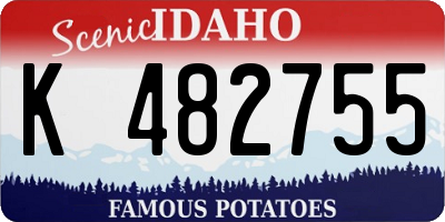 ID license plate K482755
