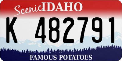 ID license plate K482791