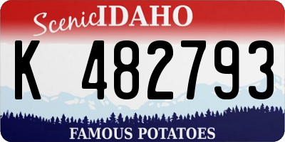 ID license plate K482793