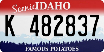 ID license plate K482837