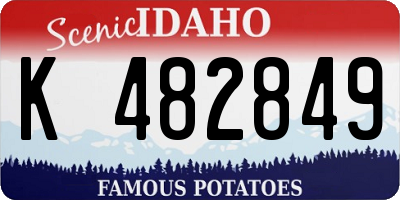 ID license plate K482849