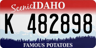 ID license plate K482898