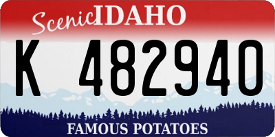 ID license plate K482940