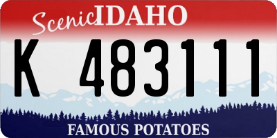 ID license plate K483111