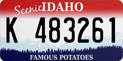 ID license plate K483261
