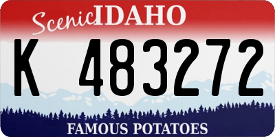 ID license plate K483272