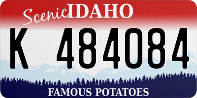 ID license plate K484084