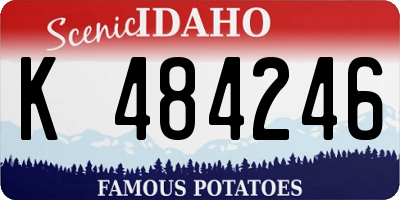 ID license plate K484246