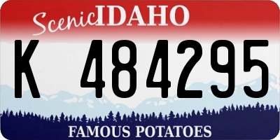 ID license plate K484295