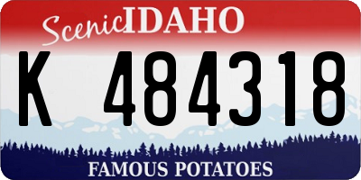 ID license plate K484318