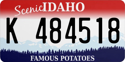 ID license plate K484518