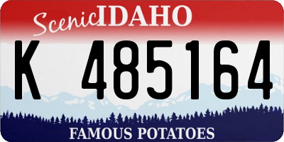 ID license plate K485164