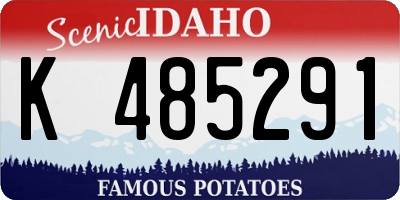 ID license plate K485291