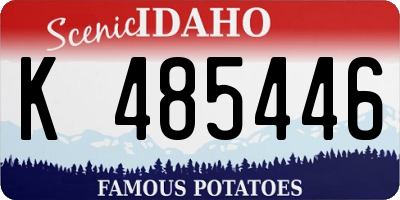 ID license plate K485446