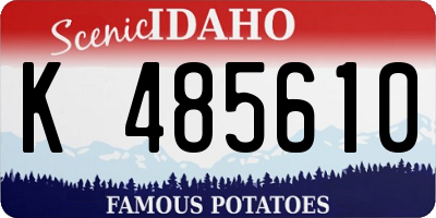 ID license plate K485610