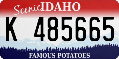 ID license plate K485665