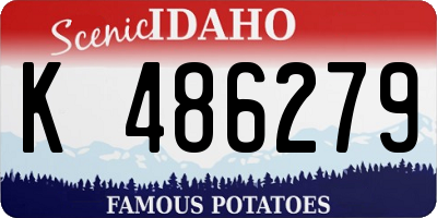 ID license plate K486279