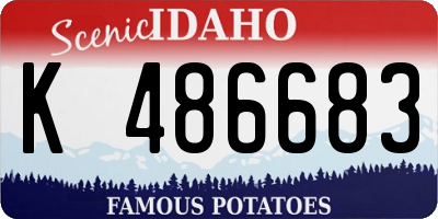 ID license plate K486683